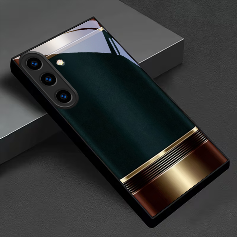 Samsung Galaxy S24 - Funda Noble Retro de Metal con