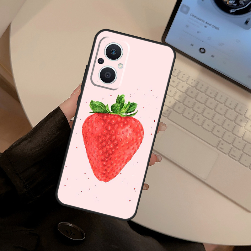 Funda de color rojo fresa para - Oppo Reno 12 reseña y precio